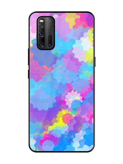 Psychedelic Cloud Burst Glossy Soft Edge Case for Iqoo 3 Chachhi