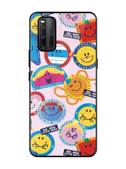 Whimsical Mr. Men & Little Miss Glossy Soft Edge Case for Iqoo 3