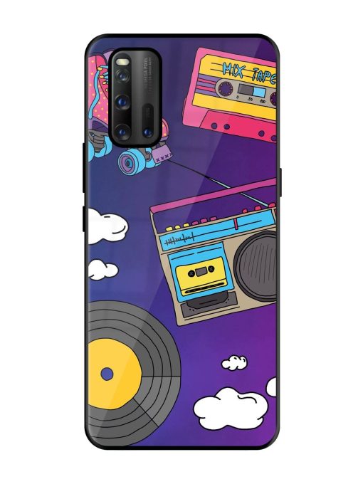 Retro Vibes Glossy Soft Edge Case for Iqoo 3 Chachhi