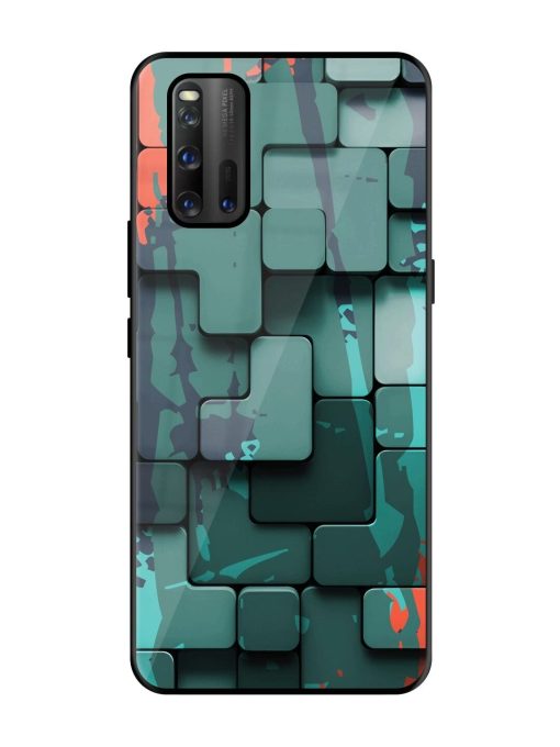 Abstract Geometric Mosaic Glossy Soft Edge Case for Iqoo 3 Chachhi