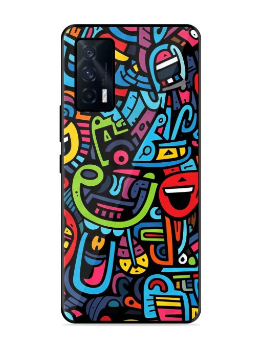 Doodlephoria Glossy Soft Edge Case for Iqoo 7 (5G) Chachhi