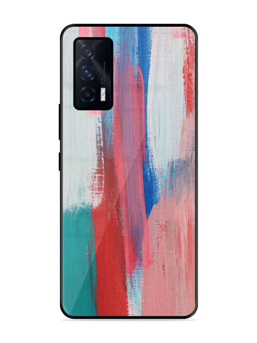 Colorful Chaos Glossy Soft Edge Case for Iqoo 7 (5G) Chachhi