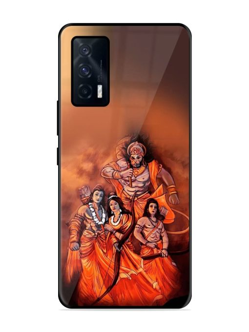 Sita Ram Glossy Soft Edge Case for Iqoo 7 (5G) Chachhi