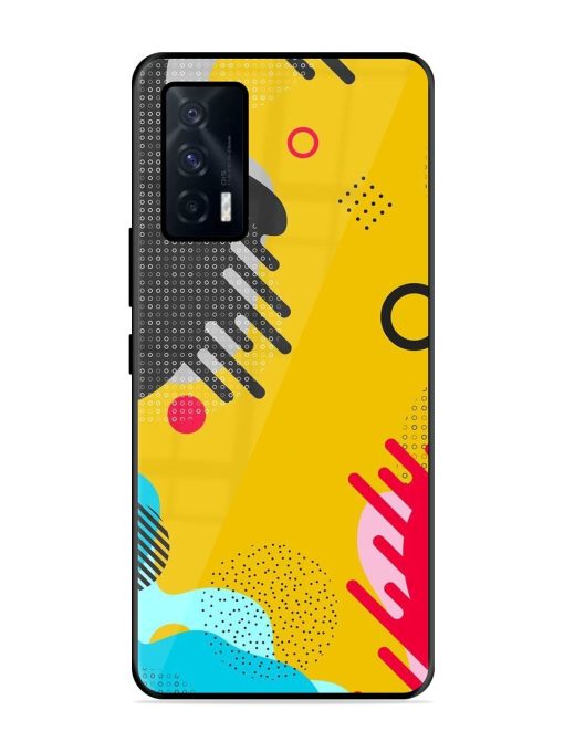 Neon Pop Glossy Soft Edge Case for Iqoo 7 (5G) Chachhi