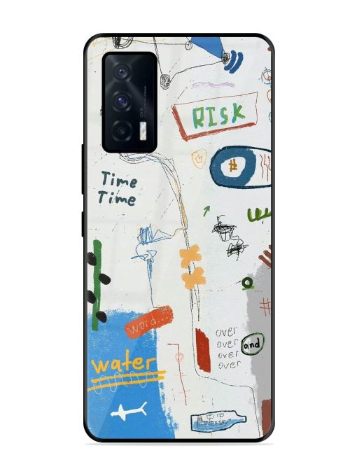 Mind Map Madness Glossy Soft Edge Case for Iqoo 7 (5G) Chachhi