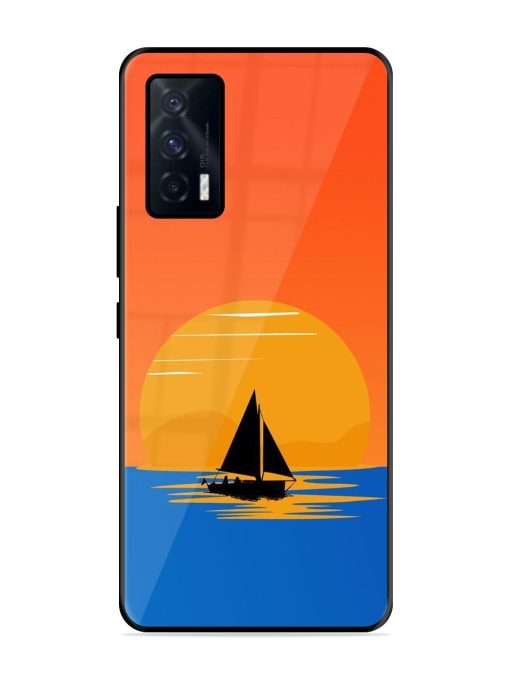 Sunset Sail Glossy Soft Edge Case for Iqoo 7 (5G)