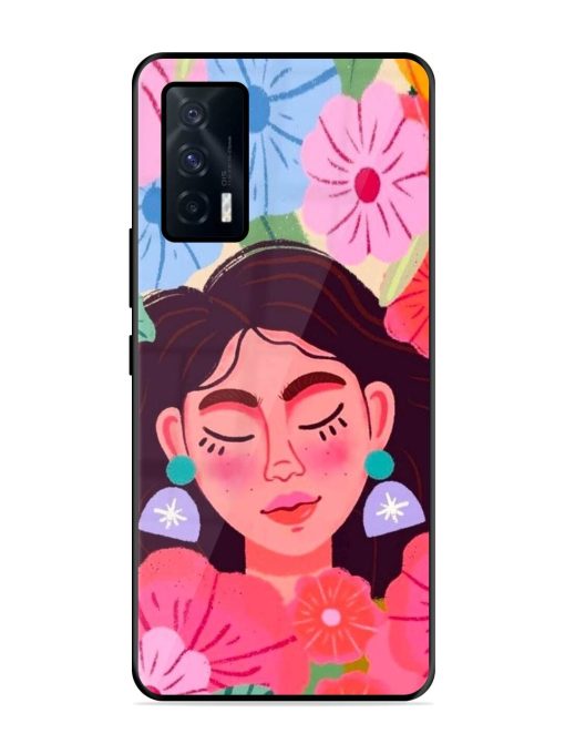 Blooming Serenity Glossy Soft Edge Case for Iqoo 7 (5G) Chachhi