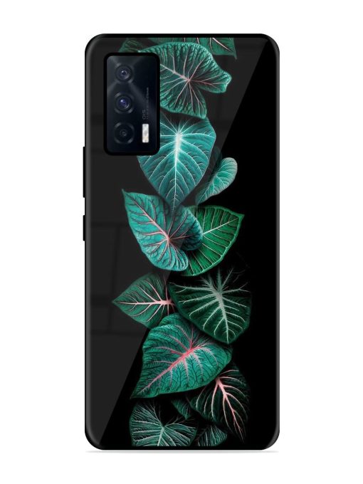 Emerald Elegance Glossy Soft Edge Case for Iqoo 7 (5G) Chachhi