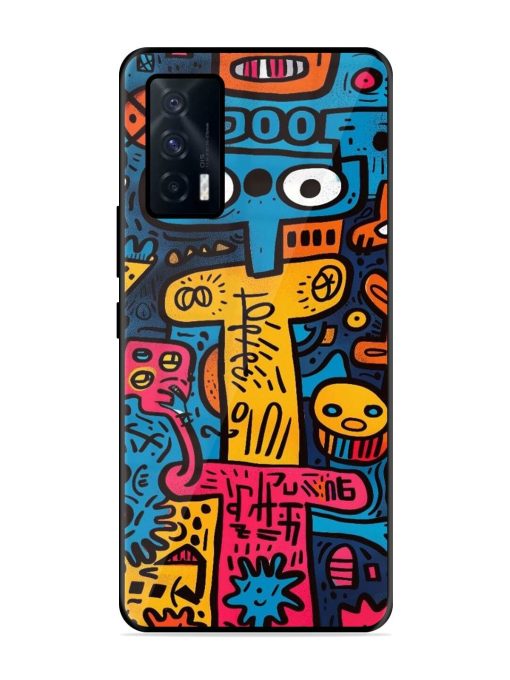 Doodletopia Glossy Soft Edge Case for Iqoo 7 (5G) Chachhi