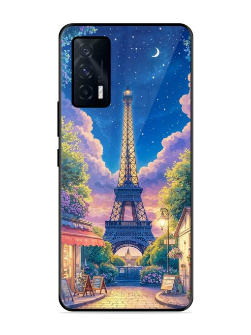 Twilight In Paris Glossy Soft Edge Case for Iqoo 7 (5G) Chachhi