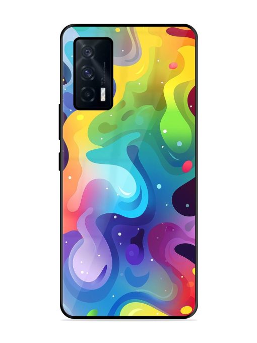 Rainbow River Glossy Soft Edge Case for Iqoo 7 (5G)