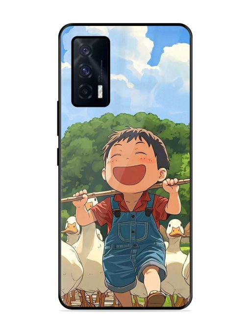 Duck Parade Glossy Soft Edge Case for Iqoo 7 (5G) Chachhi