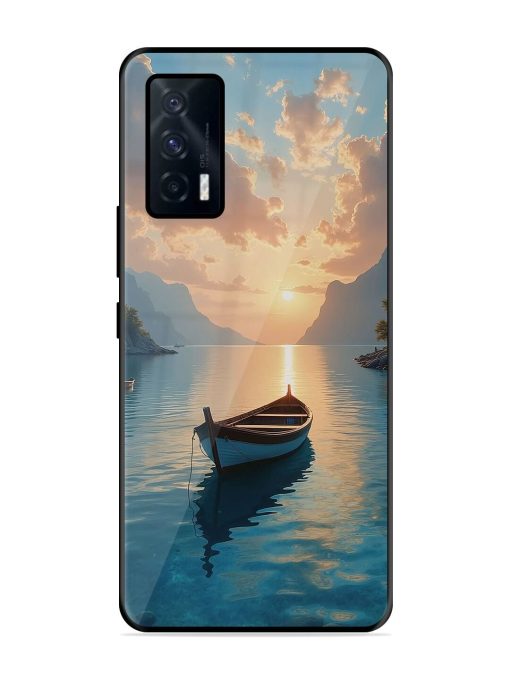 Serene Sunset Glossy Soft Edge Case for Iqoo 7 (5G)