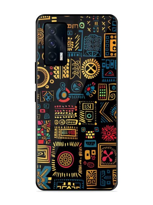 Tribal Tapestry Glossy Soft Edge Case for Iqoo 7 (5G)