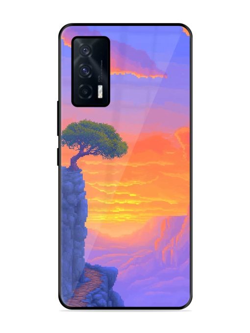 Cliffside Solitude Glossy Soft Edge Case for Iqoo 7 (5G) Chachhi