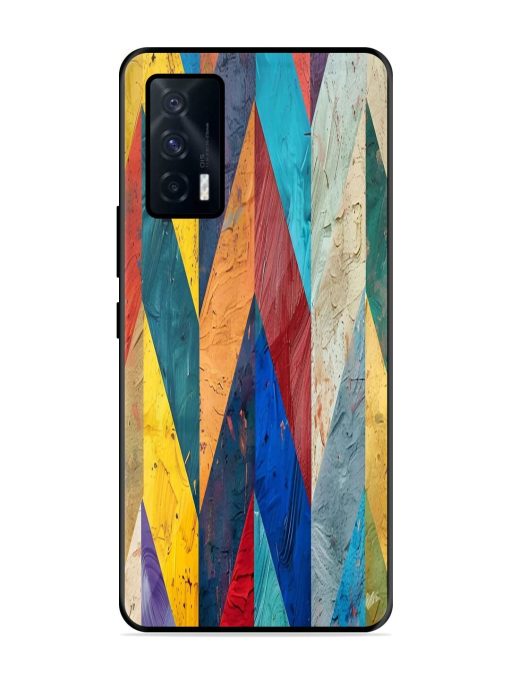 Abstract Tapestry Glossy Soft Edge Case for Iqoo 7 (5G)