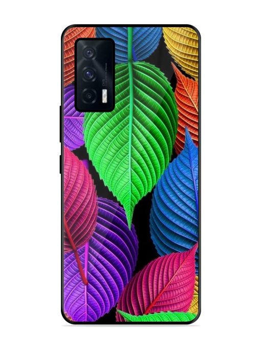 Rainbow Leaf Symphony Glossy Soft Edge Case for Iqoo 7 (5G) Chachhi