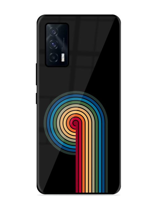 Rainbow Ripple Glossy Soft Edge Case for Iqoo 7 (5G) Chachhi