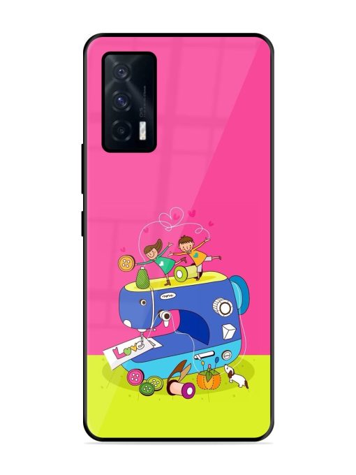 Sew Cute Glossy Soft Edge Case for Iqoo 7 (5G) Chachhi