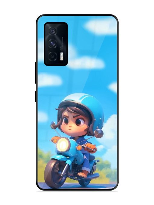 Little Rider Glossy Soft Edge Case for Iqoo 7 (5G) Chachhi