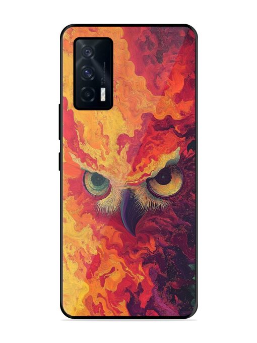 Fiery Owl Glossy Soft Edge Case for Iqoo 7 (5G)