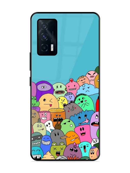 Monster Mash Glossy Soft Edge Case for Iqoo 7 (5G) Chachhi