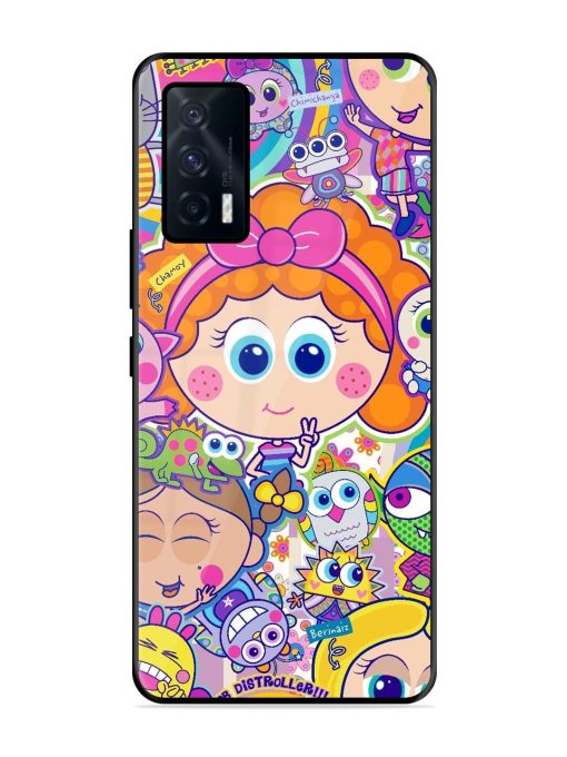 Distroller Friends Glossy Soft Edge Case for Iqoo 7 (5G) Chachhi