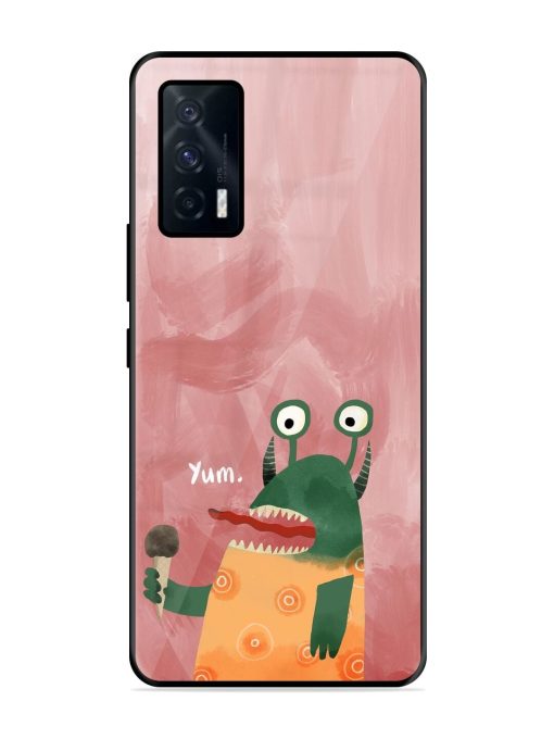 Hungry Monster Glossy Soft Edge Case for Iqoo 7 (5G) Chachhi