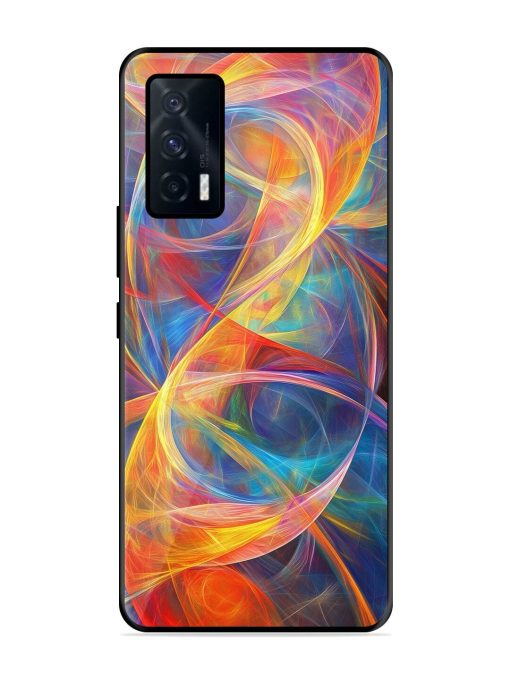 Cosmic Currents Glossy Soft Edge Case for Iqoo 7 (5G)