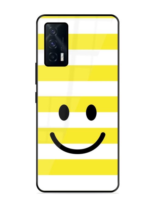 Smiling Stripes Glossy Soft Edge Case for Iqoo 7 (5G) Chachhi