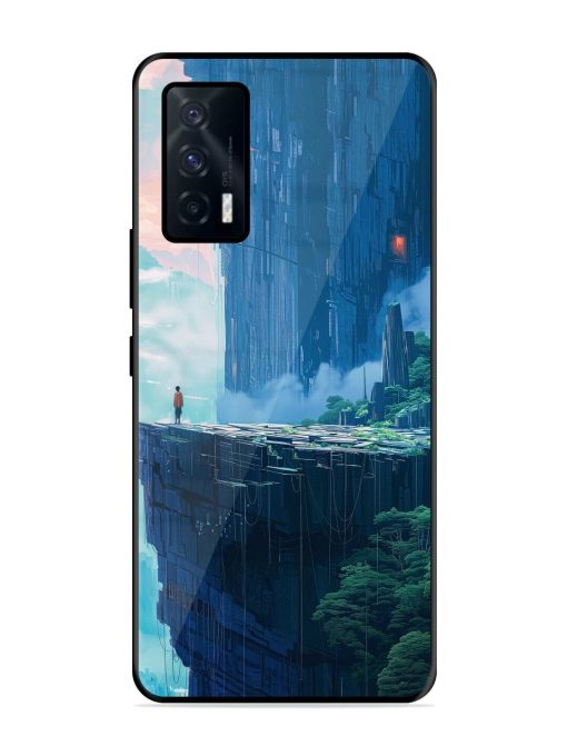 Solitude In The Sky Glossy Soft Edge Case for Iqoo 7 (5G)