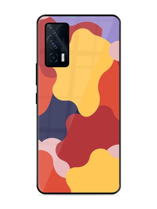 Gooey Color Chaos Glossy Soft Edge Case for Iqoo 7 (5G) Chachhi