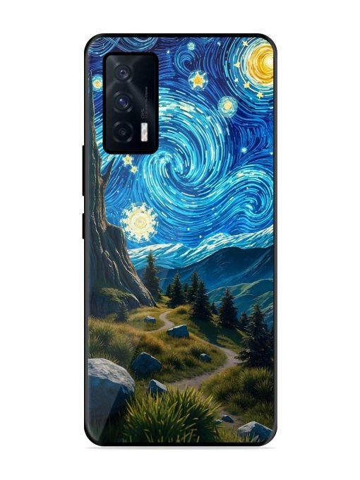 Starry Night In The Shire Glossy Soft Edge Case for Iqoo 7 (5G) Chachhi