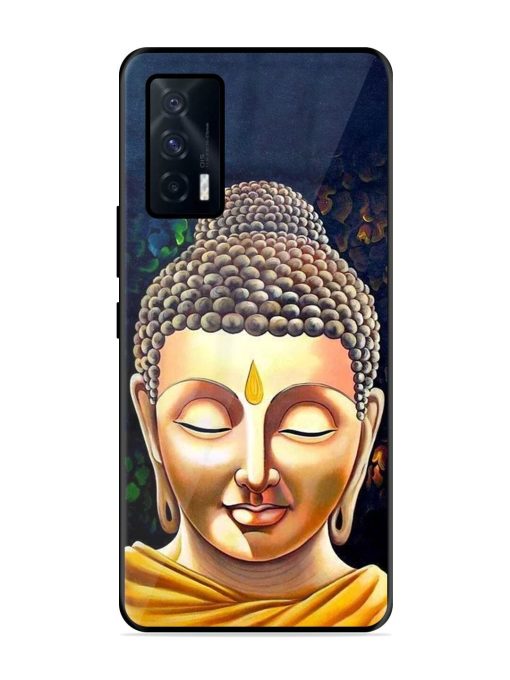 Buddha Face Glossy Soft Edge Case for Iqoo 7 (5G) Chachhi