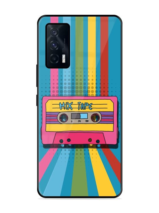 Retro Cassette Tapes Glossy Soft Edge Case for Iqoo 7 (5G)