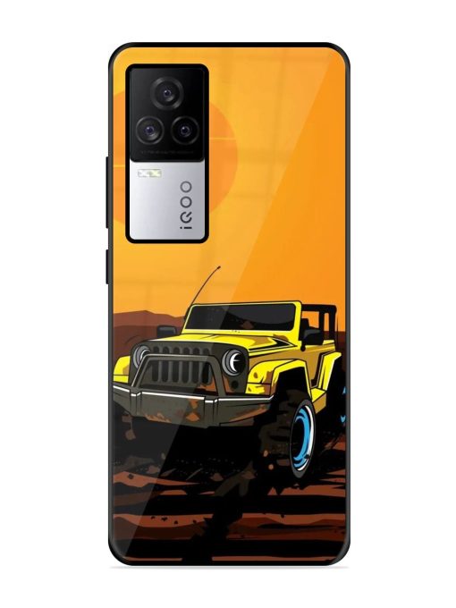 Sunset Cruise Glossy Soft Edge Case for Iqoo 7 Legend (5G) Chachhi