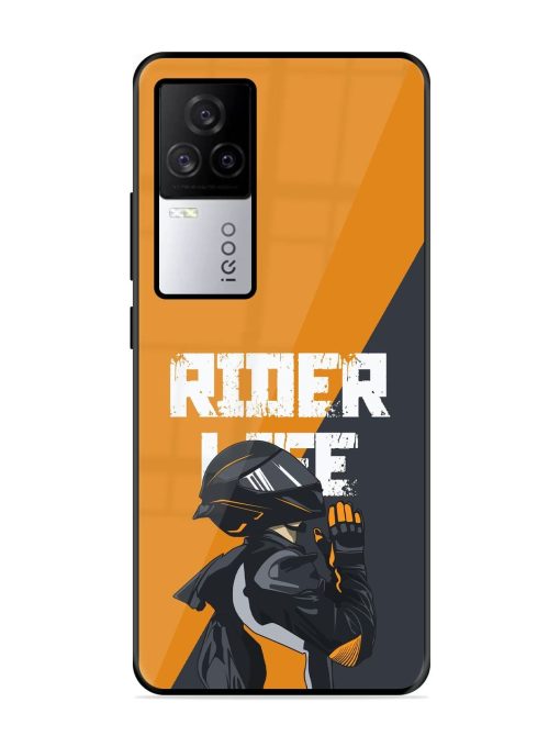 Ride Never Ends Glossy Soft Edge Case for Iqoo 7 Legend (5G) Chachhi