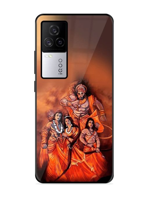 Sita Ram Glossy Soft Edge Case for Iqoo 7 Legend (5G) Chachhi