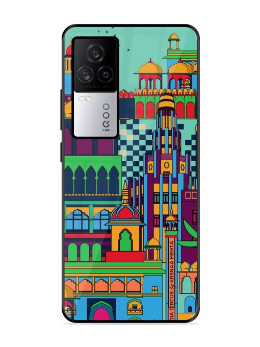 Indian Tapestry Glossy Soft Edge Case for Iqoo 7 Legend (5G) Chachhi