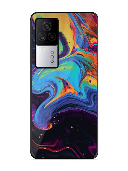 Liquid Dreamscape Glossy Soft Edge Case for Iqoo 7 Legend (5G) Chachhi