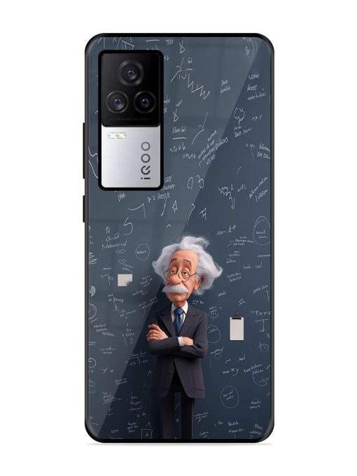 Albert Einstein Glossy Soft Edge Case for Iqoo 7 Legend (5G) Chachhi