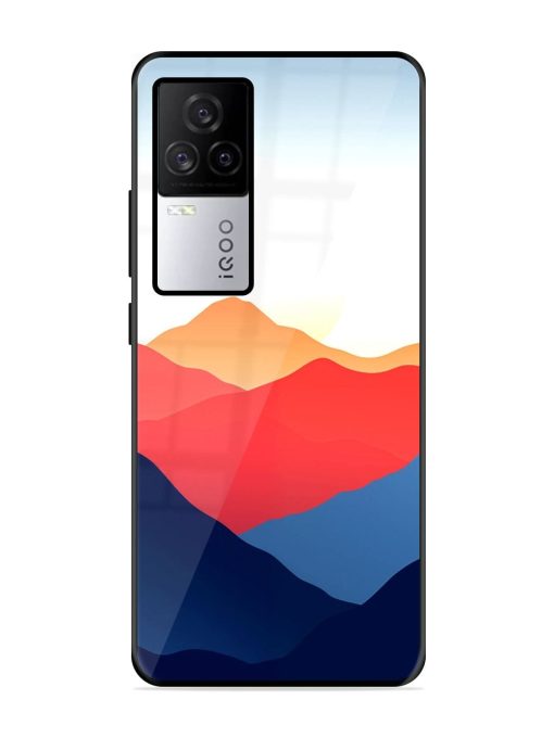 Sunset Peaks Glossy Soft Edge Case for Iqoo 7 Legend (5G)