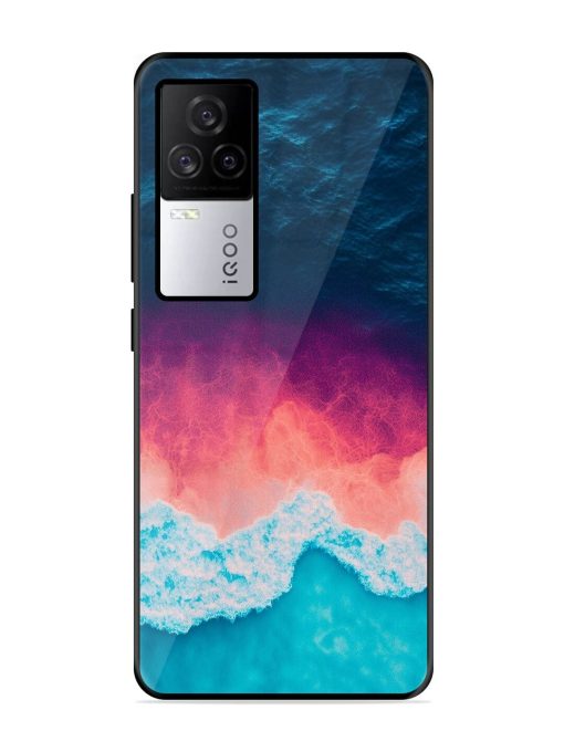 Where The Ocean Meets The Sky Glossy Soft Edge Case for Iqoo 7 Legend (5G) Chachhi