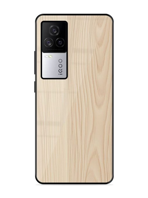 Textured Timber Glossy Soft Edge Case for Iqoo 7 Legend (5G)