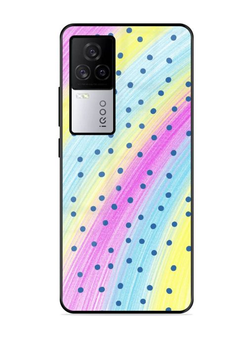 Polka Dot Paradise Glossy Soft Edge Case for Iqoo 7 Legend (5G)