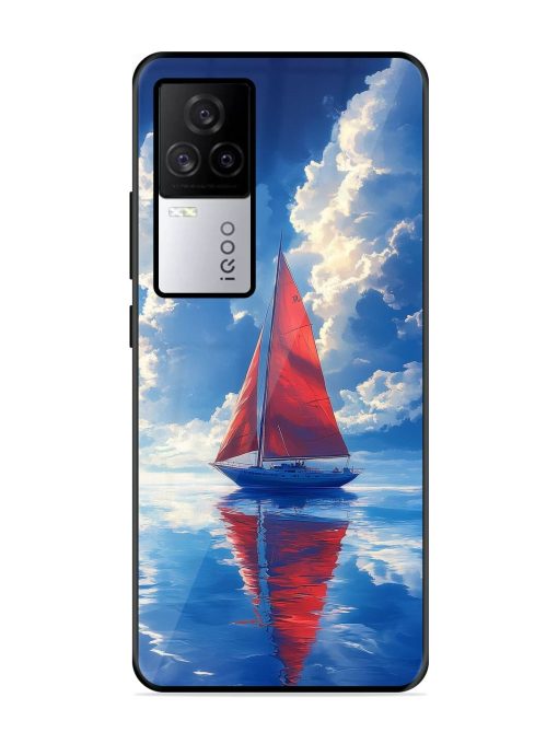 Crimson Sails Glossy Soft Edge Case for Iqoo 7 Legend (5G) Chachhi