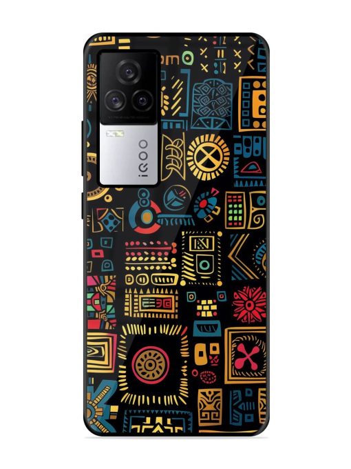 Tribal Tapestry Glossy Soft Edge Case for Iqoo 7 Legend (5G) Chachhi