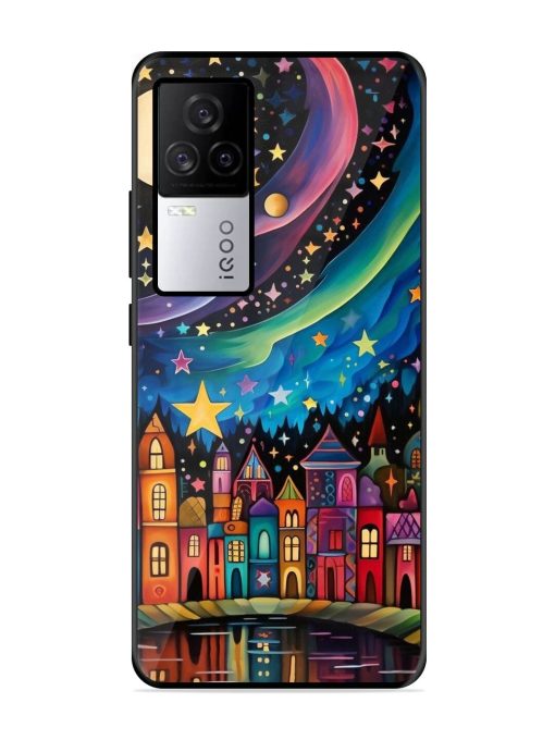 Starlit Village Glossy Soft Edge Case for Iqoo 7 Legend (5G) Chachhi