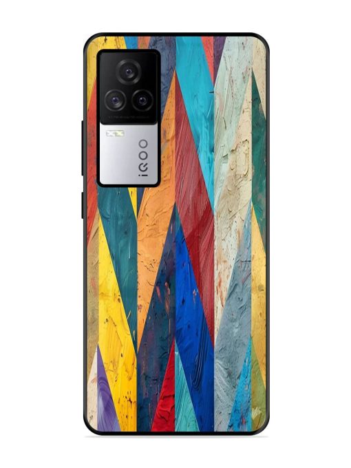 Abstract Tapestry Glossy Soft Edge Case for Iqoo 7 Legend (5G) Chachhi