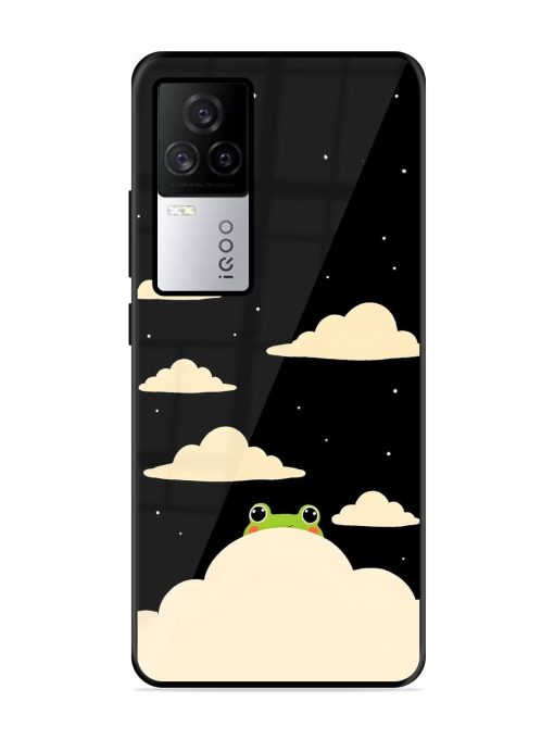 Froggy Night Sky Glossy Soft Edge Case for Iqoo 7 Legend (5G) Chachhi